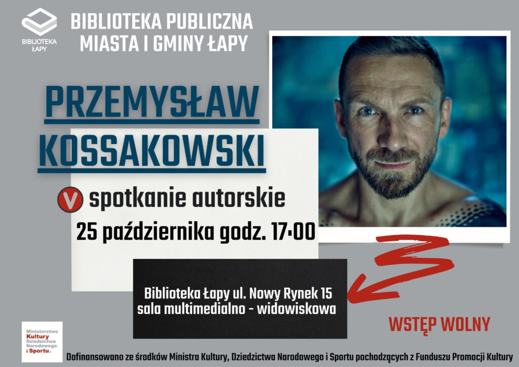 Spotkanie autorskie z Przemysławem Kossakowskim