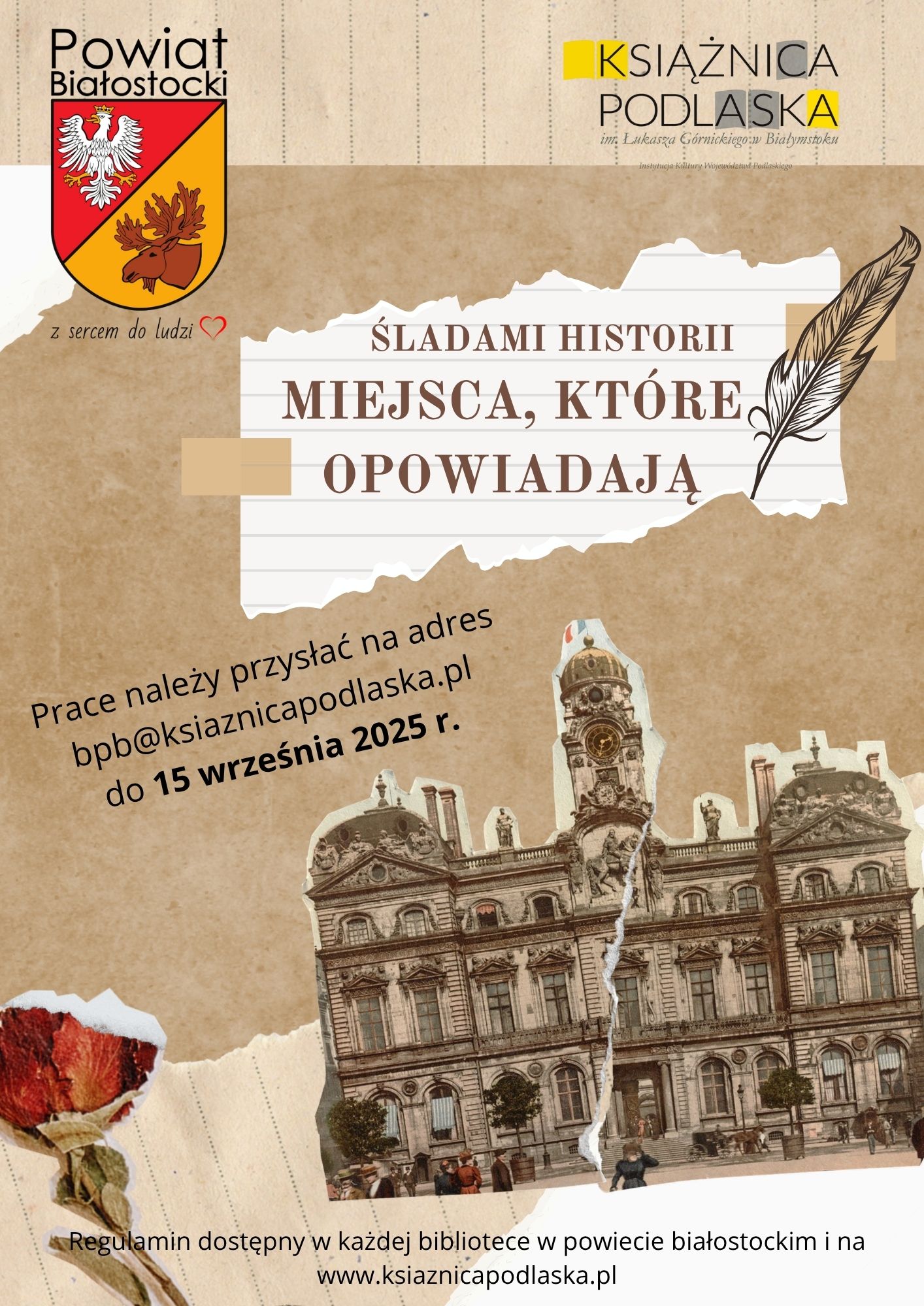 Powiatowy konkurs fotograficzny pt. „Śladami Historii: Miejsca, które opowiadają”.