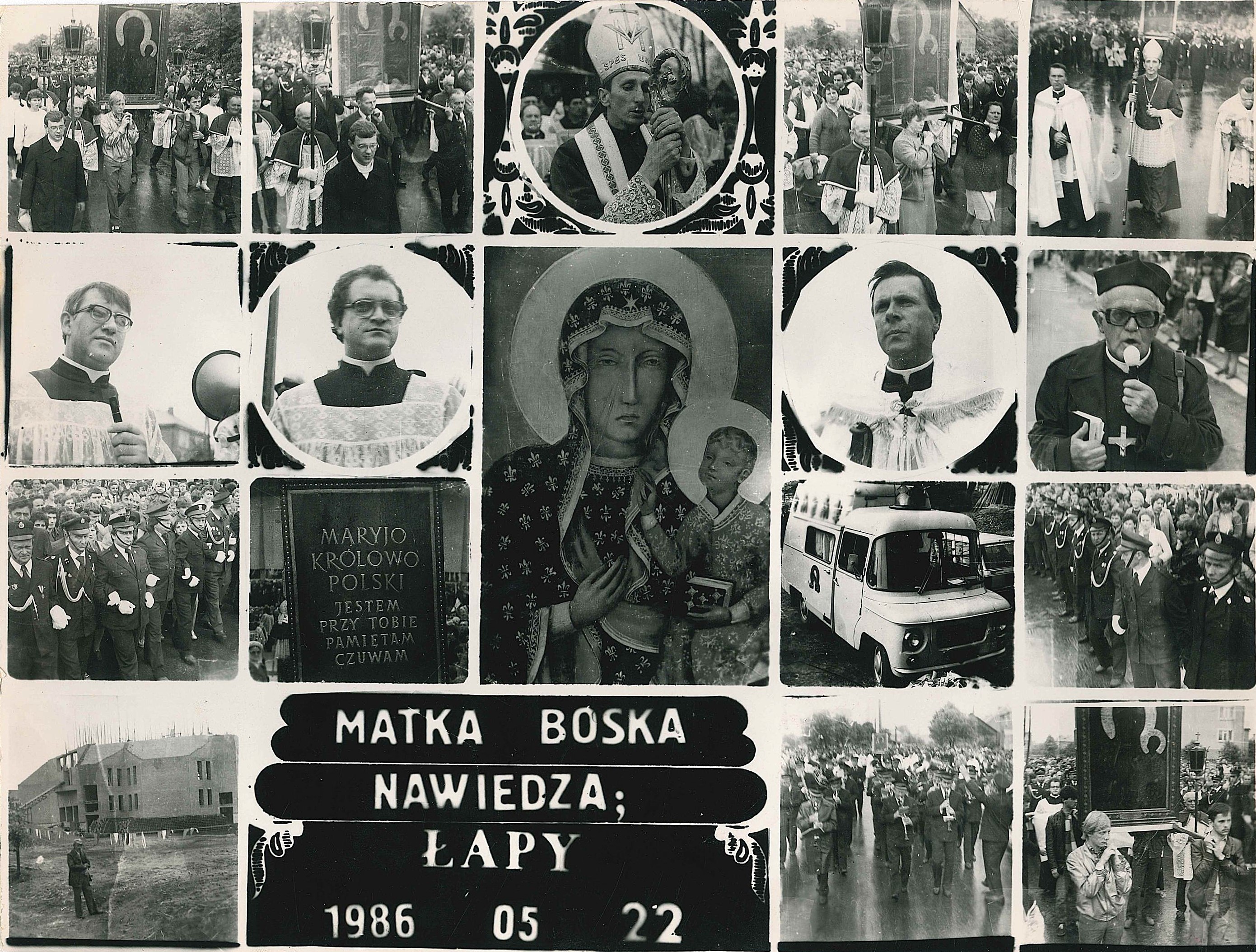 Nawiedzenie kopii obrazu Matki Bożej Częstochowskiej w Łapach