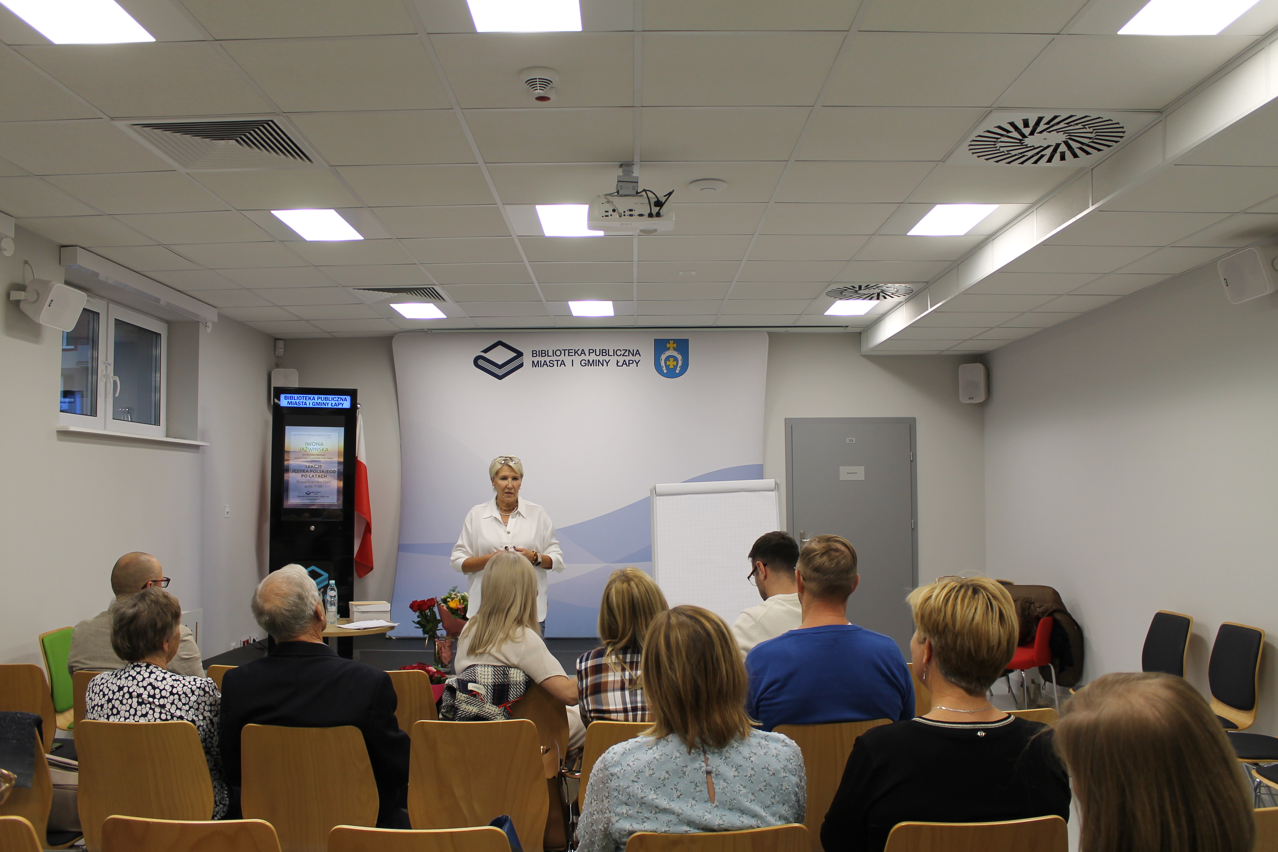 „Lekcje języka polskiego po latach” – spotkanie z Iwoną Jaźwińską
