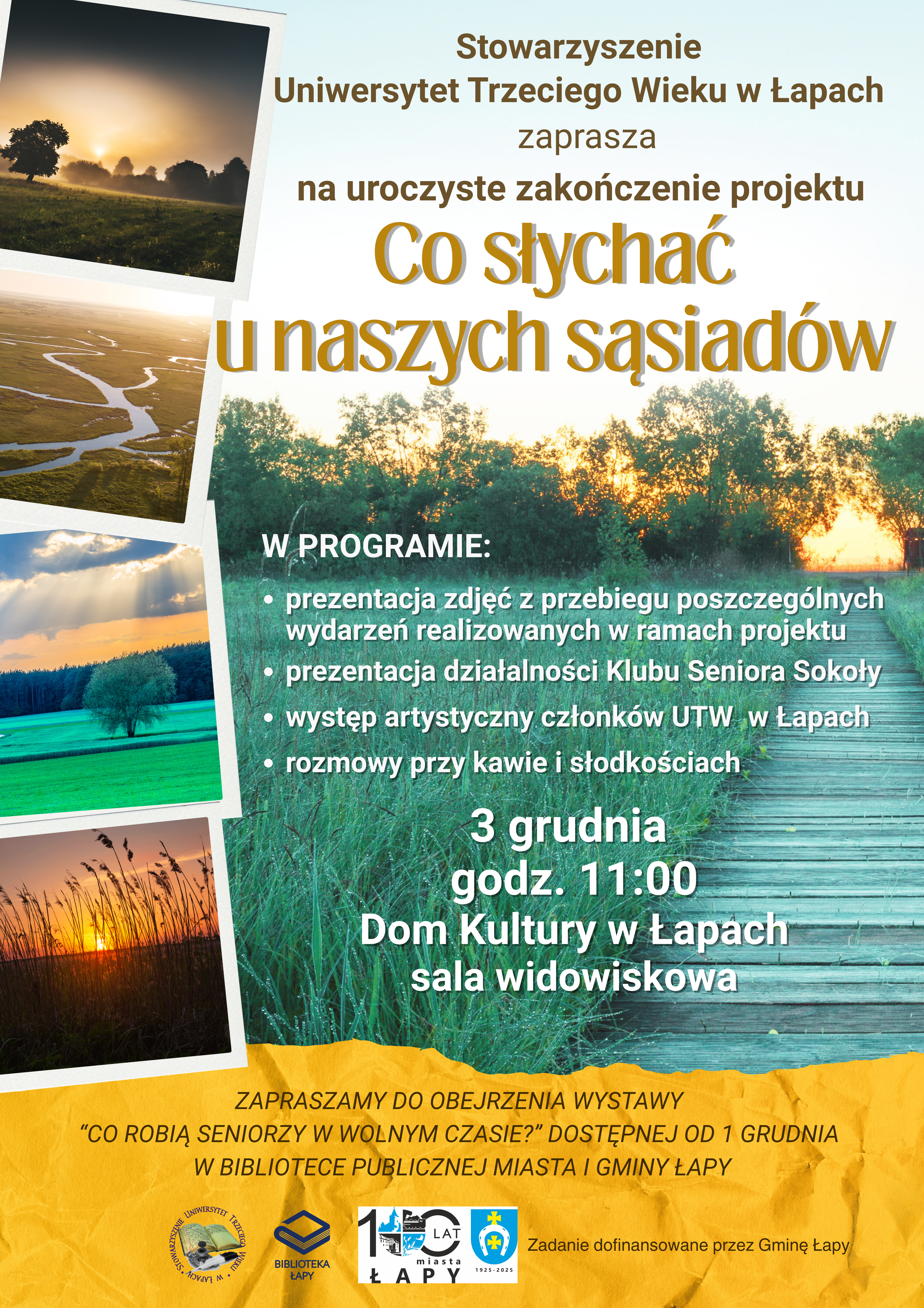 Uroczyste zakończenie projektu „Co słychać u naszych sąsiadów”