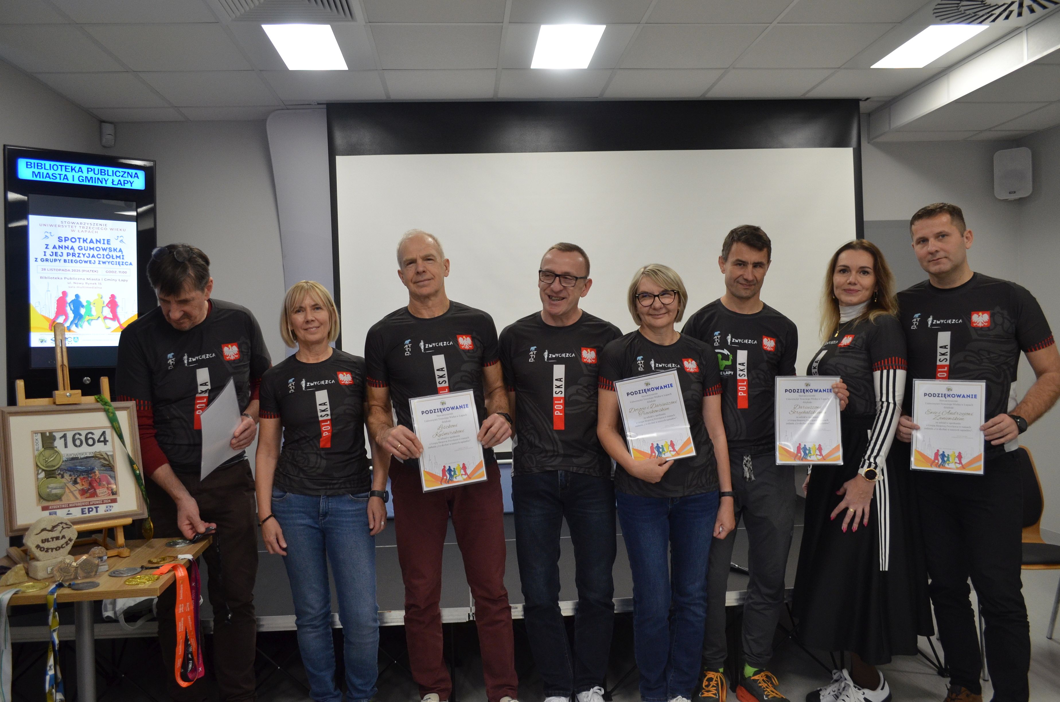 Spotkanie z Anną Gumowską i jej przyjaciółmi z Grupy Biegowej Zwycięzca